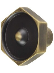 Hex Nut Solid-Brass Cabinet Knob